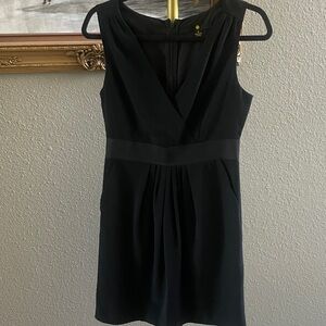 Anthropologie Black Sleeveless Mini Dress